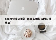 seo优化实训报告（seo实训报告的心得体会）