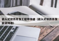 嵌入式软件开发工程师待遇（嵌入式软件开发薪资待遇）