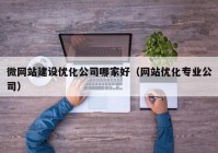 微网站建设优化公司哪家好（网站优化专业公司）